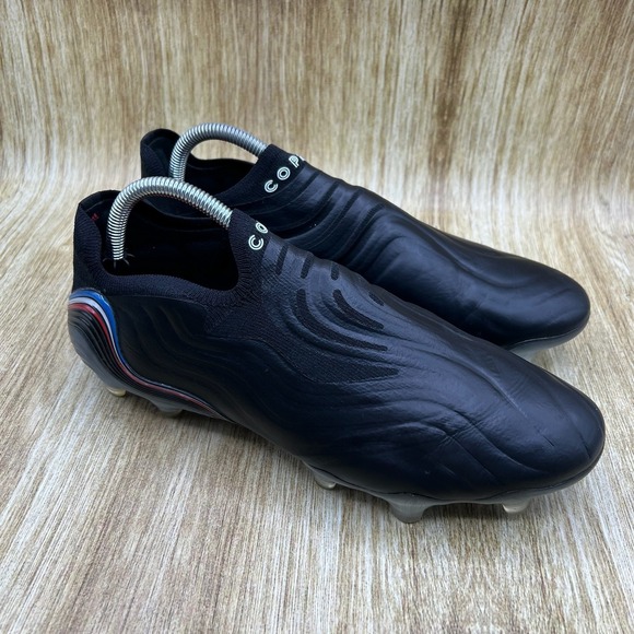 Adidas Copa Sense+ FG Laceless Soccer Cleats Men's Size 9.5 Black Shoes GW4941